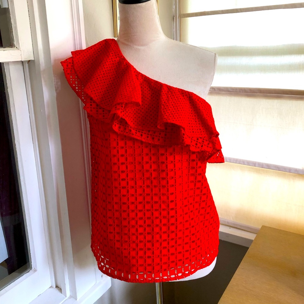 NWT J. Crew eyelet top
